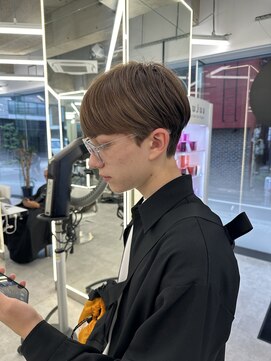 ブラウン(Brown) 自然な縮毛矯正　ナチュラルマッシュ