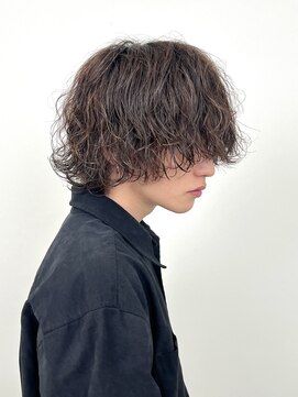 ヘアーアンドメイク ニューヨークニューヨーク 姫路店(Hair&Make NYNY) メンズ波巻きパーマウルフ