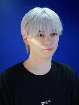 ボブ 金沢(BOB) 10代20代メンズホワイトカラーシースルーマッシュ