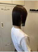 大人綺麗ボブ/藤沢/髪質改善縮毛矯正/ショート/脱白髪染め透明感