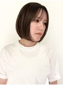 前髪 こなれミディ イメチェン ウェーブパーマ 韓国マッシュ