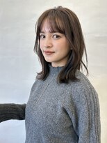 レイヤー/前髪カット/切りっぱなし/髪質改善/アッシュカラー