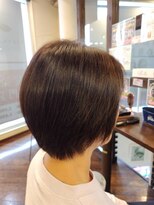 ツヤイロ 島田店&nbsp;40代50代ショートボブウルフカットボブウルフ韓国ネビージュ