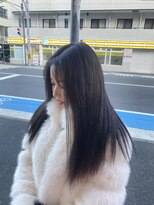 ソワン ドゥ ブレス エルネ 立花店(soin de brace elne)&nbsp;ブリーチ履歴から作る、透明感あるダークグレージュ