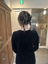 ヘアセット/ツインカチモリヘア/パーティーヘア/小顔/学割