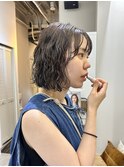 ボブパーマ  パーマ 黒髪  福岡美容室 天神美容室