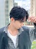 《人気No.1》メンズカット×束感フェザーパーマモテ髪王道コース ￥12,500