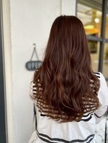 ビオトープ(Bio Top)&nbsp;赤みブラウン×ゆるウェーブ◎20代30代40代