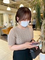 オブジェ シエル(obje't ciel)&nbsp;【obje’t ciel】ショートボブ×ショコラブラウン【暮石　唯】