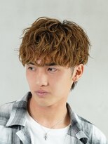 テン 心斎橋(tenn.)&nbsp;難波ツイストパーマメンズスパイラルパーマフェザーショート色気