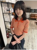 長崎　韓国/レイヤーカット/顔周り