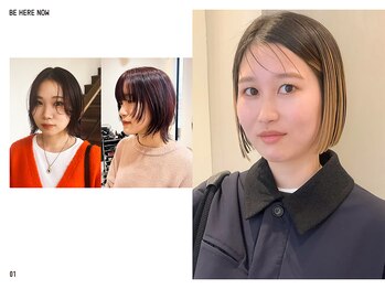 ビーヒアナウ 金沢県庁店(BE HERE NOW)の写真/女性らしさと可愛さが共存。前髪,顔周りにミリ単位までこだわり。クールな似合わせデザインに*［金沢県庁］