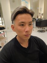 カペリベラ Capelli bella 枚方店&nbsp;メンズスタイル、ブリーチ、ミルクティ、ホワイトベージュ