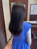 【8月限定】艶☆縮毛矯正+ VEENA+Tr+カット+アウトバスプレゼント