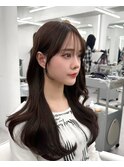 前髪顔まわり韓国ヘアレイヤーカットサイドバンク2wayバンク韓国