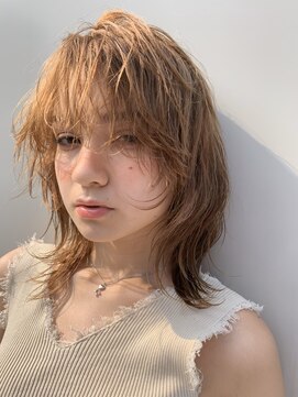 ペネロープ(Penelope) 【新宿】ウルフレイヤーブリーチなしダブルカラー20代30代40代