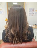 コテ巻き×ゆるふわ
