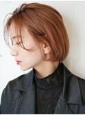 20代～50代☆クールショートボブ髪質改善テラコッタ☆本厚木