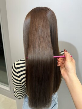 ヘアーアンドビューティーザ エフ(Hair Beauty the F) *髪質改善カラー_グレージュ_m235