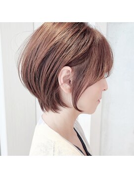 セイドット リー(Say. Ree) say.ショートボブひし形ショートオリーブグレーアッシュブランド