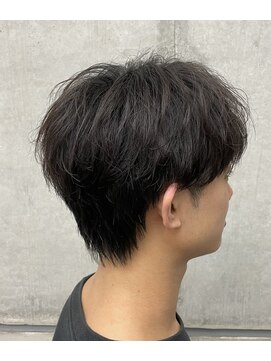 オーシャントーキョー ホワイト 原宿(OCEAN TOKYO WHITE) 茶髪無造作パーママッシュショート