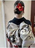 卒業式ヘアセット着付け　袴○