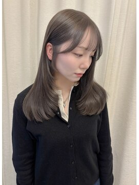 ボタン ハカタ(VOTAN hakata) 透明感/オリーブベージュ/レイヤーカット