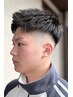 (学割U24)人気barberスタイル！ スキンフェードカット7150円→6650円