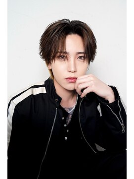 エン(EN) シースルーセンターパートストレートセンターパート韓国ヘア