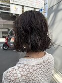 ボブ/パーマ/ゆるふわパーマ