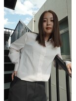 リレア 金町(Relair)&nbsp;黒髪/グレーベージュ/レイヤーロング/前髪パーマ[京成金町]