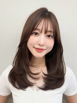 ポケット 渋谷(POCKET) ロングレイヤー韓国ヘアぱっつん前髪渋谷美容室