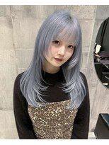 ワンズミラー 原宿(ONE's MIRROR)&nbsp;ハッシュカットグレージュデザインカラーツートンカラー原宿駅