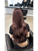 ボーダレスサロン オモテサンドウ(BORDERLESS SALON OMOTESANDO) チェリーレッド×ブリーチなしカラー【表参道駅,明治神宮前駅】