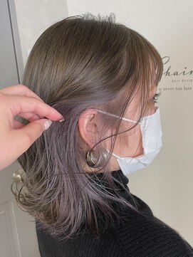 シェノン(Chainon.) 〈Chainon.〉若者人気★インナーカラー