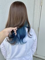 カプア 仙台駅前店(Kapua)&nbsp;インナーカラー/オーシャンブルー/ハイトーンカラー/ブリーチ