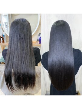 アンフィドットドゥルドゥ(AnFye.dueldo) ロングヘアの方をジュエリーシステム×LULUTr×縮毛矯正で艶髪♪