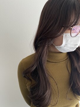 パトゥ 烏丸(patou) 艶カラー、サイドバング