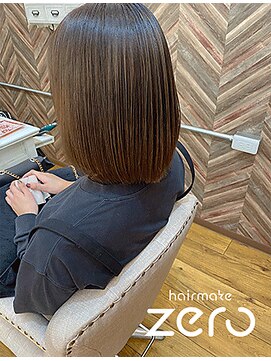 ヘアメイクゼロ 坂戸駅前店(hairmake zero) 切りっぱなしボブ