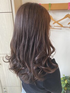 エス ハート オブ ヘアー 名東店(Heart of HAIR) 【ES 佐藤】Autumn Style #41 ツヤ髪大人グレージュカラー