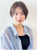 ミニショート_チェリーブラウンフェミニンロング_9299