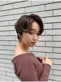 髪質改善★黒髪大人ショート×前髪カット/顔周り[池袋]