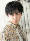 不揃いな毛束が生み出す万能シャギーマッシュパーマd仙台