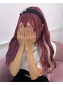 ブリーチピンクにインナーエクステ*rina*