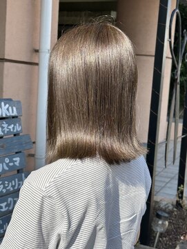 ヘアーデザイン ジュモク(Hair Design Jumoku) まろやかベージュ