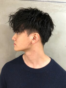 ディスイズバーバー(THIS IS BARBER) マッシュショート ニュアンスパーマ ツーブロック 20代【札幌】