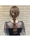 ロングのお呼ばれヘア