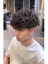 クオンヒール(QUON HEAL)&nbsp;マッシュ波巻きツイストスパイラルパーマプードルパーマｎ