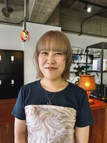 ニードジェリコ(NEED JERICHO)&nbsp;ボブウルフ切りっぱなしボブレイヤー顔まわりカット