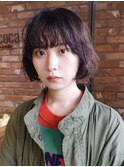 【macana指名】ボブパーマ　ゆるめパーマ　ボブ　デジタルパーマ